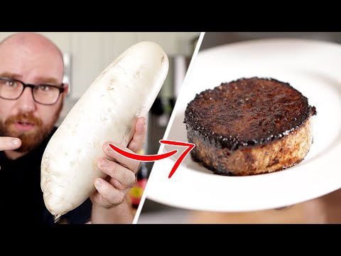 Making a Steak From a Radish and its REALLY GOOD!