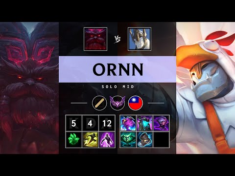 Ornn Mid vs Galio - TW Master Patch 25.09