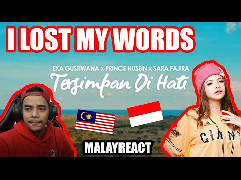 TERSIMPAN DI HATI - Eka Gustiwana ft. Prince Husein & Sara Fajira | MalayReact!