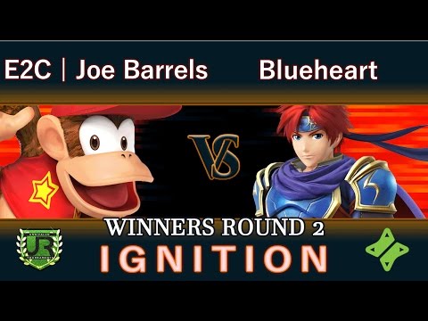 Ignition #46  WINNERS ROUND 2 - E2C | Joe Barrels (Diddy Kong) vs Blueheart (Roy)