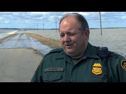 Spring flooding in Manitoba changing route of asylum seekers