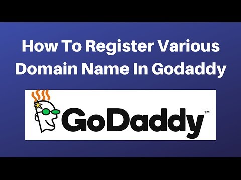 How To Register Various Domain Name In Godaddy