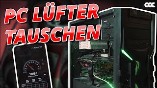 PC LEISER MACHEN I Gehäuselüfter austauschen + Lüfterkurve (Tutorial Deutsch)