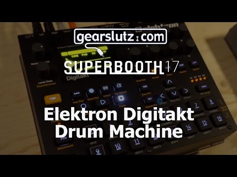 Elektron Digitakt Drum Machine - Gearslutz @ Superbooth 17