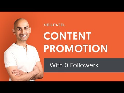 How to Promote Your Content When You Have No Followers