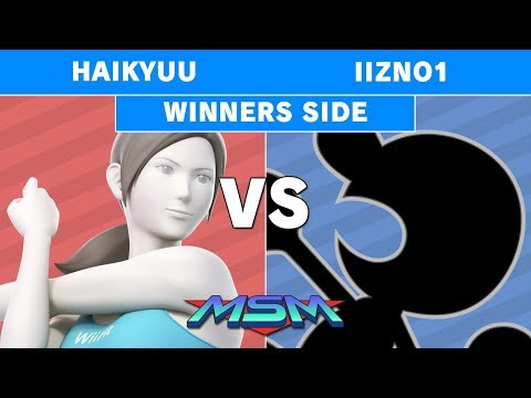 MSM 199 - Haikyuu (Wiifit) vs iizno1 (G&W) Winners Pools - Smash Ultimate