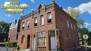 Moving Along With Floor Joist & Subfloor Replacement | Crumbling Corner Store Ep