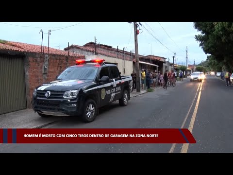 Homem é morto com cinco tiros dentro de garagem na zona norte 20 03 2023