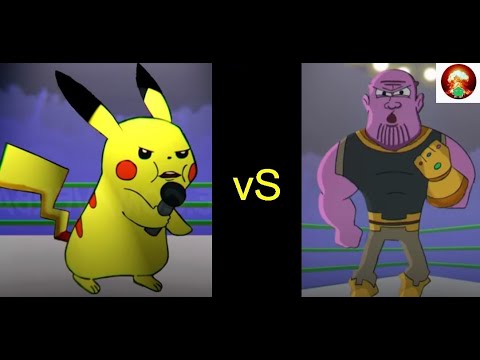 Thanos  Pikachu Beatbox Solo - Cartoon Beatbox Battles انفجر جنتر