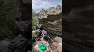 Video thumbnail of All Pigs Must Die, V9. Mt Evans