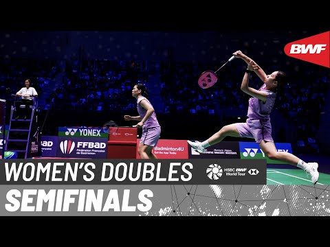 YONEX French Open 2025 | Li/Luo (CHN) [8] vs. Chen/Jia (CHN) [5] | SF