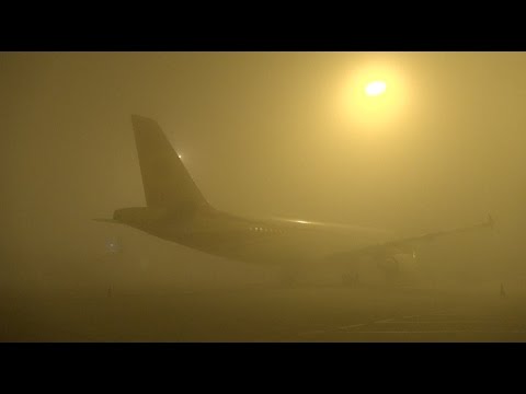 Various Parts of China Enveloped in Thick Fog, Smog