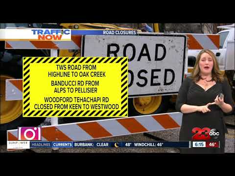 Tehachapi Road Closures