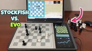 Chessnut EVO Chess Computer vs. Stockfish (Arena)  🟡 Gadgetify