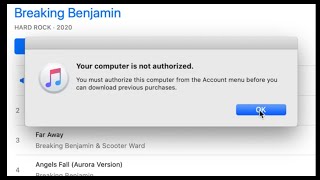 Authorize Computer from account menu iTunes music: How to fix iTunes won’t let you play your music
