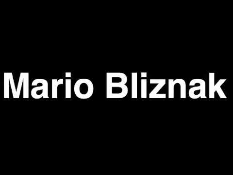 How to Pronounce Mario Bliznak Vancouver Canucks NHL Hockey Player