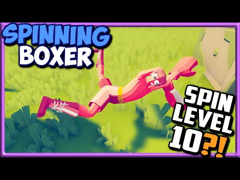 Spinning Knock Out! Spinning Boxer vs Every Faction - Totally Accurate Battle Simulator