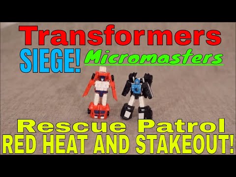 Transformers WFC Siege Rescue Patrol (Red Heat and Stakeout) - GotBot True Review NUMBER 542
