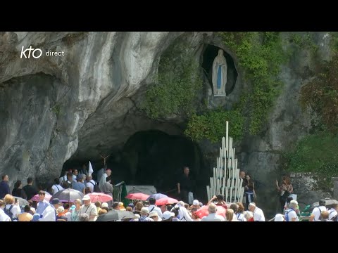 Chapelet du 13 juillet 2025 à Lourdes