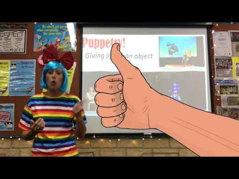 Kids Drama Lesson: Puppetry Part 1  (NO PUPPET NEEDED!)