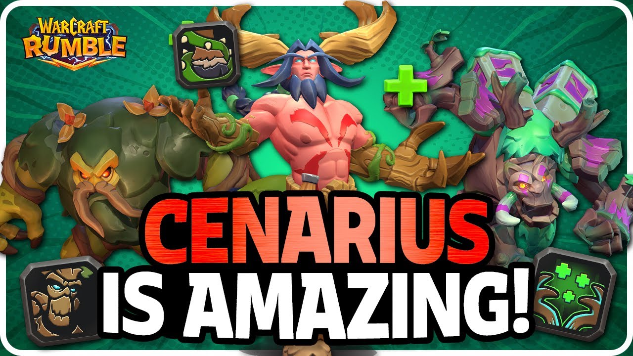 Cenarius Is CRAZY GOOD! New Best Leader?? | Warcraft Rumble