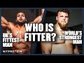 World's Strongest Man Takes On UK's Fittest Man 2020 — @Tom Stoltman Vs. @Zack George | Myprotein