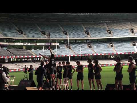 South’s Hayden Sampson - Running Vertical Jump AFL Combine