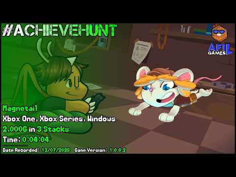 #AchieveHunt - Magnetail (Xbox One, Xbox Series, Windows) - 2,000G in 4m 04s!