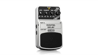 Video thumbnail for DIGITAL DELAY DD400 Guitar Pedal / Stomp Box by Behringer
