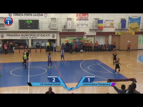 Futsal | Liga 1 | CS United Galati vs. Informatica Timișoara