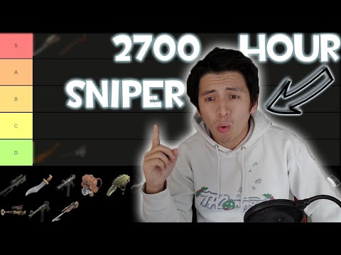 Jbird's UPDATED OFFICIAL Sniper Weapon Tier List