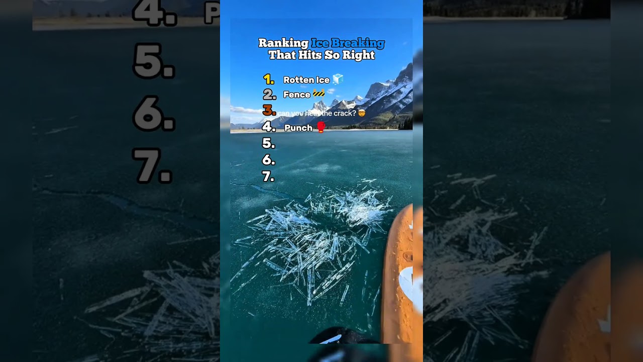 Ranking Ice Breaking That Hits Too Perfectly ❄️💥