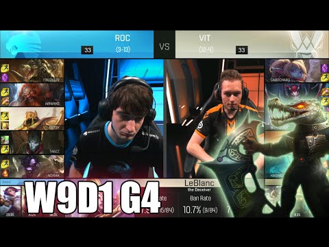 ROCCAT vs Vitality | Week 9 Day 1 S6 EU LCS Spring 2016 | ROC vs VIT G2 W9D1 1080p
