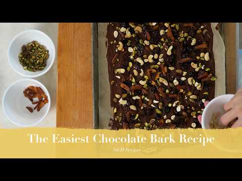 How To Make The Easiest Homemade Chocolate Bark!