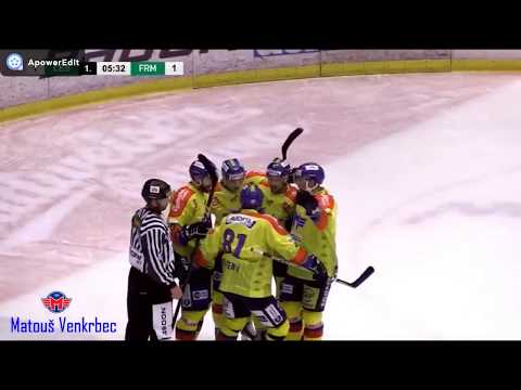 12.kolo Chance Liga ČEZ Motor České Budějovice 3:2 HC Frýdek-Místek:Sestřih