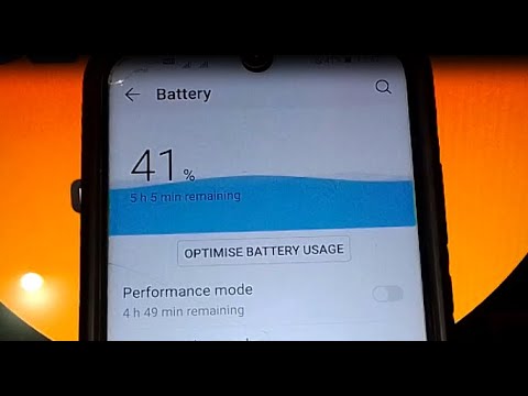 how to disable performance mode in honor 20i mobile