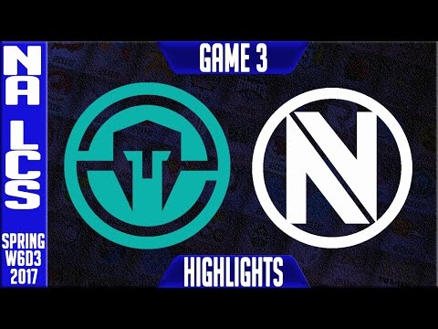 Immortals vs Envyus Highlights Game 3 - NA LCS W6D3 Spring 2017 - IMT vs NV G3