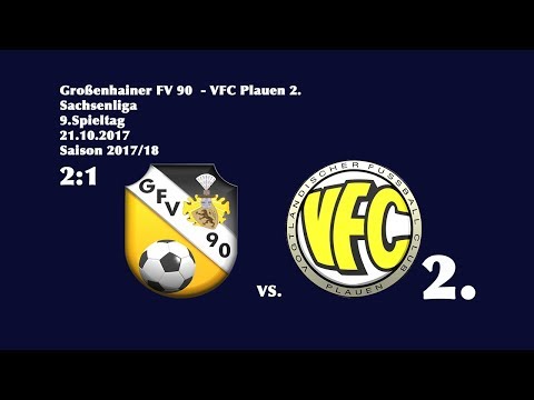 9.Spieltag / Sachsenliga - (2017/18) / Großenhainer FV 90 - VFC Plauen 2.  2:1