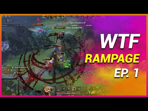 Dota 2 WTF Rampage Moments 2022 #1