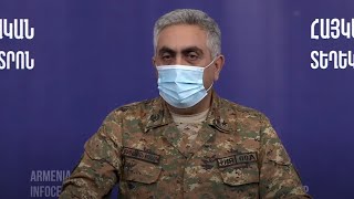 The Press Conference of the Armenian Defense Ministry Representative Artsrun Hovhannisyan