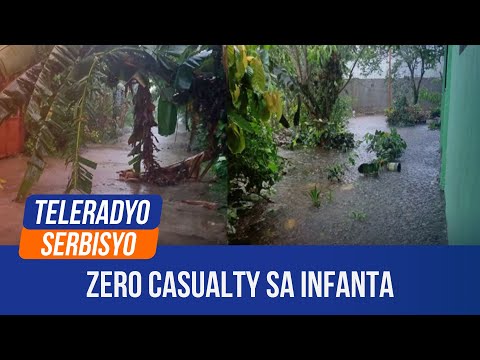 Infanta reports zero casualty despite heavy rains of typhoon Aghon Kabayan (27 May 2024)