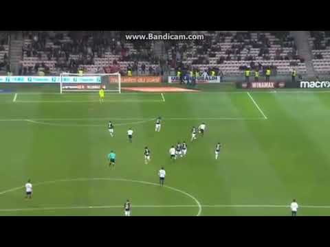 Gol de Luiz Araújo na derrota do Lille pra o Nice por 2 x 1.