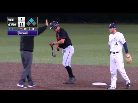 SDSU BASEBALL: NEVADA 13, AZTECS 3 - 5/18/18