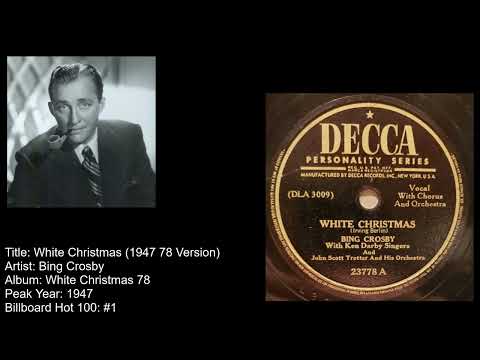 Bing Crosby -White Christmas (1947 78 RPM Version)
