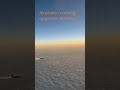 Airplane crossing apposite direction spotted ✈️#shots #airplane #aviator #travel