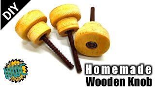 DIY wooden knobs | Making Wooden Knobs | Cara Membuat Tombol Dari Kayu