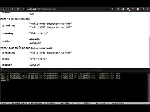 xtdb web inspector
