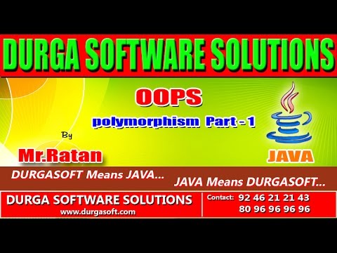 Corejava Oops Polymorphism Part 1