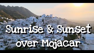 Sunrise & sunset over Mojacar Pueblo, Almeria, the prettiest village in Spain ?