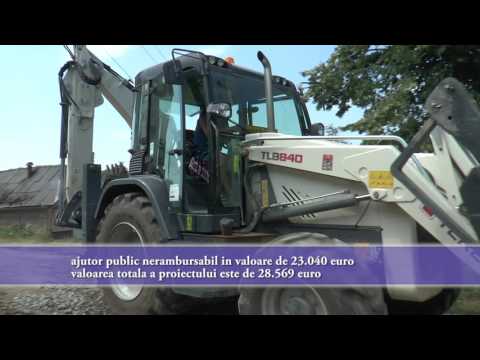 Comuna CRUCISOR - Proiect Achzitionare Buldoexcavator si Echipamente Dezăpezire prin GAL Somes-Codru